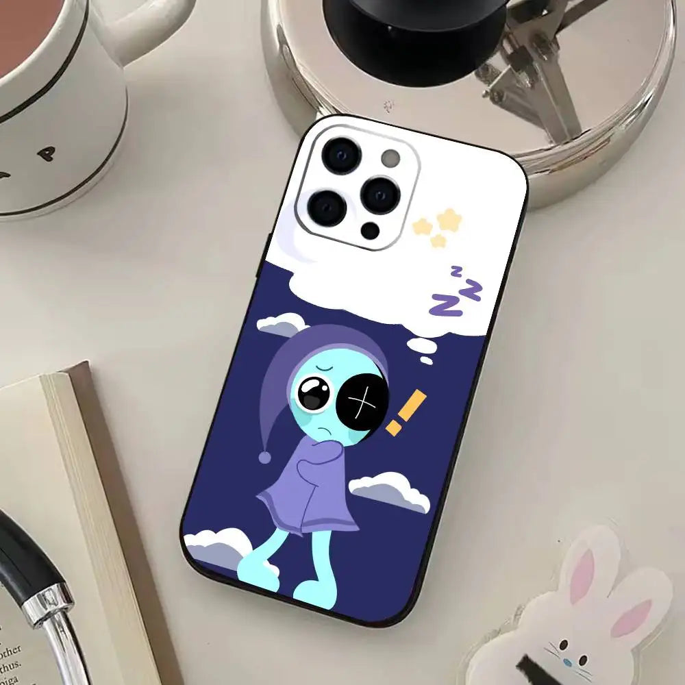 Dandys World Astro Phone Case For iPhone 17 16 15 11 12 14 13 Pro Max Mini X XS XR 7 Plus 16E Air Shockproof Soft Cover Fundas