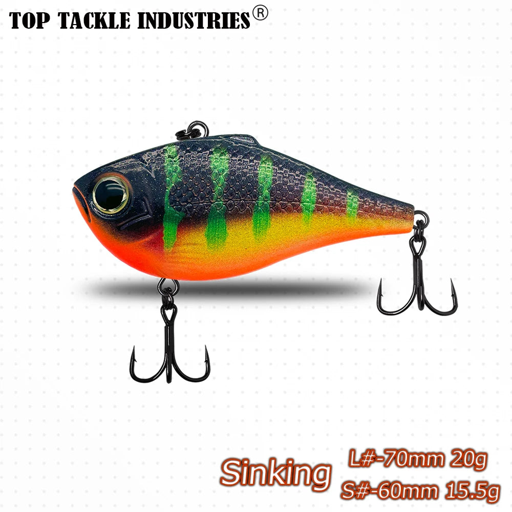 Outdoors Spring and Summer Season New Colors 1Pcs  ABS Plastics VIB Vibration Bait Fishing Lures 14.5g 6cm /20g 7cm Hard  Tackle