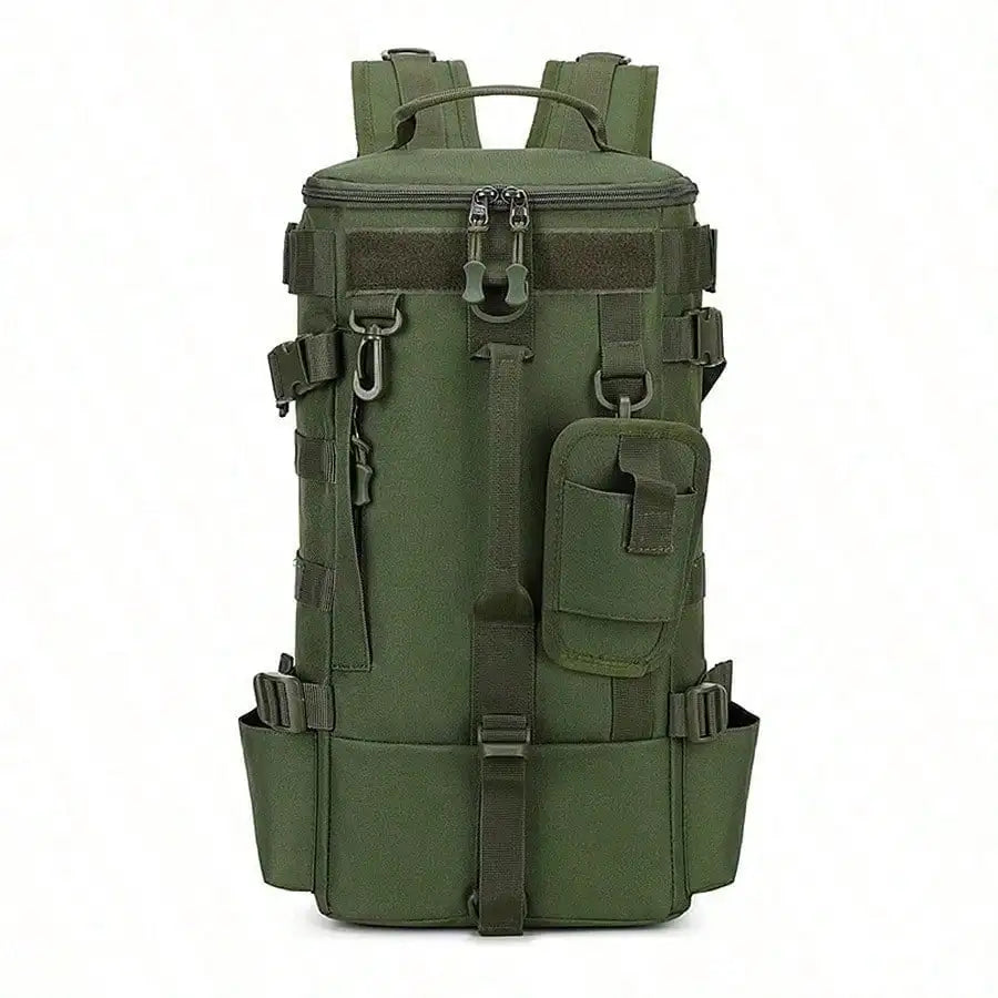 Fishing Tackle Bag with Rod Holders, Large Storage, Tackle Box Backpack for Carrying Fishing Gear and Equipment, Gifts for Men