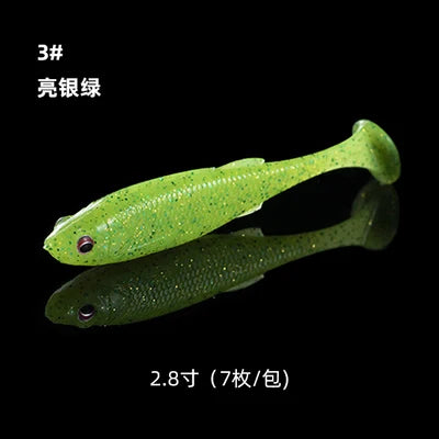 Fishant Flying Ant [Submerged Small Real Fish/Floating Fat Real Fish] 2-2.5 - 2.8-3 inch Lure T-tail