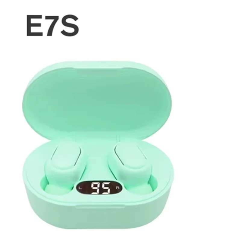 Original E7S Wireless Bluetooth Headset with Mic LED Display Earbuds for iPhone Xiaomi TWS Earphone Bluetooth Headphones earbuds