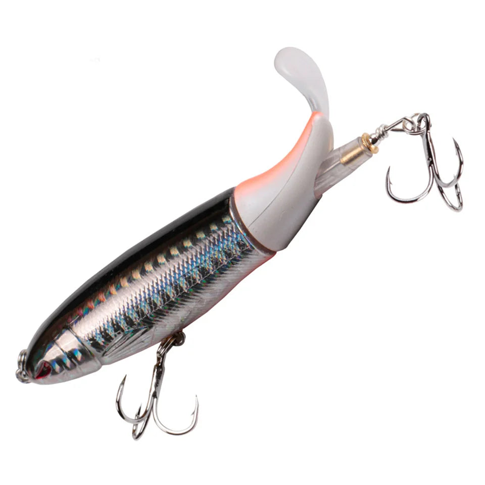 Popper Propeller Topwater Fishing Lures 13g Artificial Bait Hard Crankbait Wobblers Rotating Tail Fishing Tackle