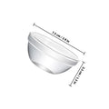 2Pcs Small Glass Bowls Clear Stackable Dessert Cups Multipurpose Food Serving Container for Kitchen Snack Storage