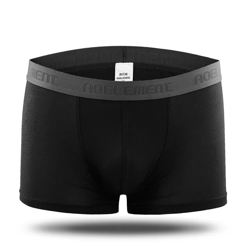 Men's Underpants: Mid-thigh Flat-Cut Pants with Sweat Absorption - Men's Breathable and Sexy Four-Side Bottom Pants Head