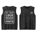 Kids Clothes Vintage Washed Custom T-shirt,DIY Your Design,Logo,Photo,Cartoon,Graphic T-shirt for Boys Girls Children's Clothing