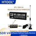 SDR V4 Software Defined Radio Receiver HTOOL RTL-SDR V4 RTL2832U 1PPM TCXO HF BiasT SMA Software Defined Radio + Antenna