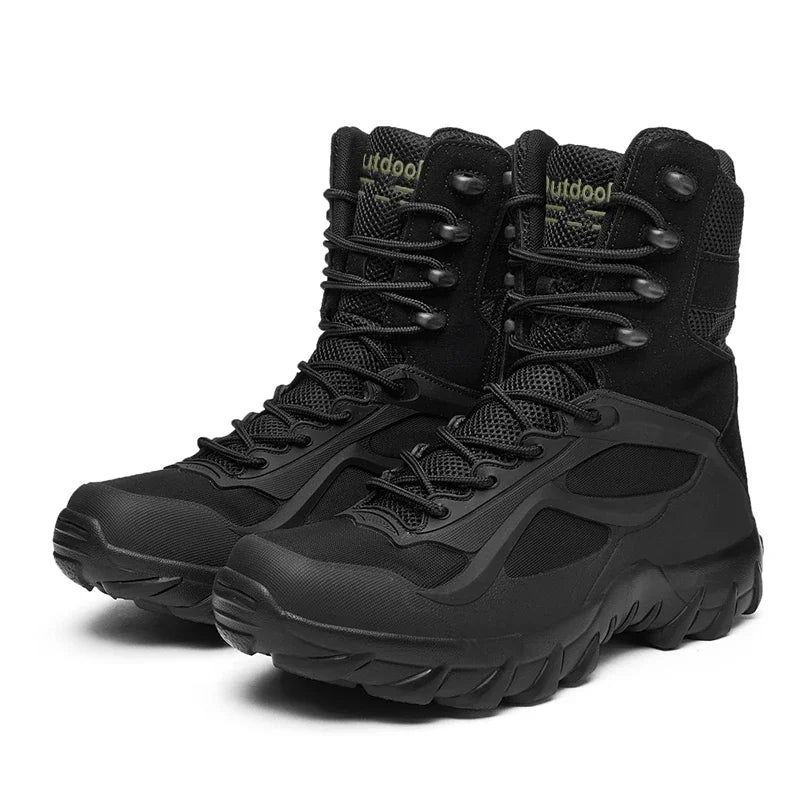 Men Climbing Shoes Tactical Boots High Quality Motorcycle Hunting Hiking Shoes Breathable Boot For Men Brand Motorcycle Shoes