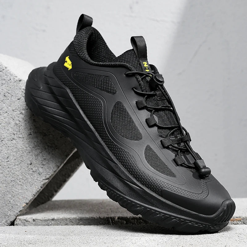 Men Hiking Shoes Waterproof Casual Walking Hiking Boots Outdoor Rubber Camping Trekking Non-Slip Women Mountain Walking Sneakers