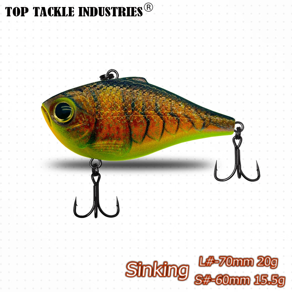 Outdoors Spring and Summer Season New Colors 1Pcs  ABS Plastics VIB Vibration Bait Fishing Lures 14.5g 6cm /20g 7cm Hard  Tackle