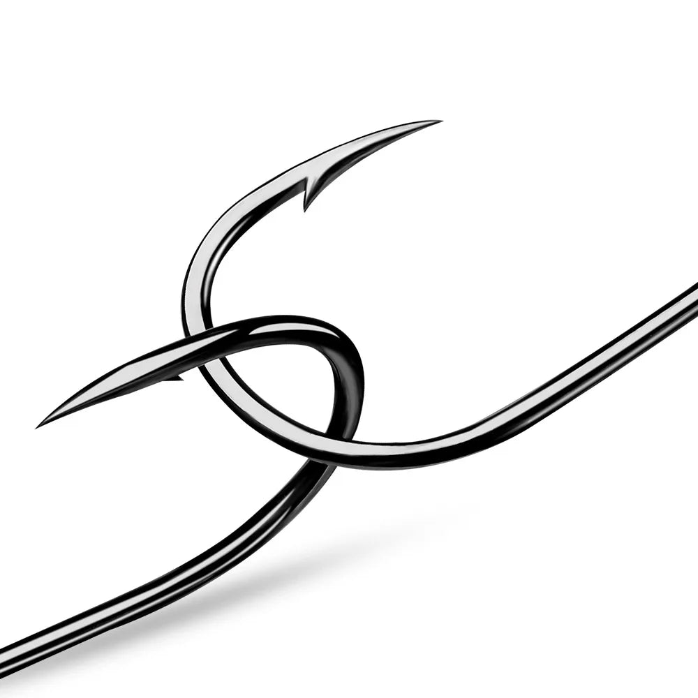 Single fishing hooks, 100pcs, 3 #-15 #, sea fishing equipment, flat hooks for carp fishing, auxiliary accessories