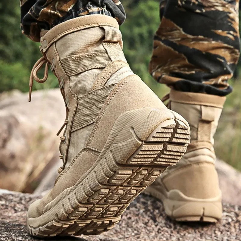 2026 New Men Tactical Boots Sport Hiking Shoes Outdoor Ankle Men Sneakers Men's Desert Combat Boots Boots Botas Hombre