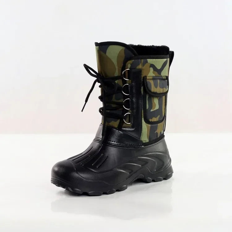 Outdoor Sports Men Boots  Spring Waterproof Shoes for Men Light Rain Boots Fishing Boots Winter Snow Boots New Work Boots 2024