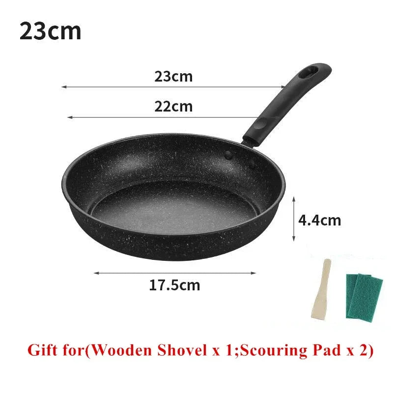 Maifan Stone Non-Stick Frying Pan Saucepan Omelette Cooking Pots Kitchen Egg Steak Kitchenware for Gas Induction Cooker