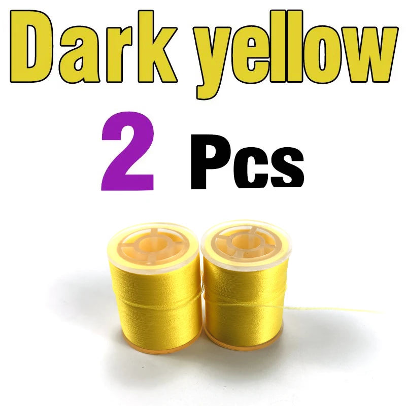 MNFT 2Spools Fly Tying Multi Filaments Thread 150D Polyester Fly Tying Materials