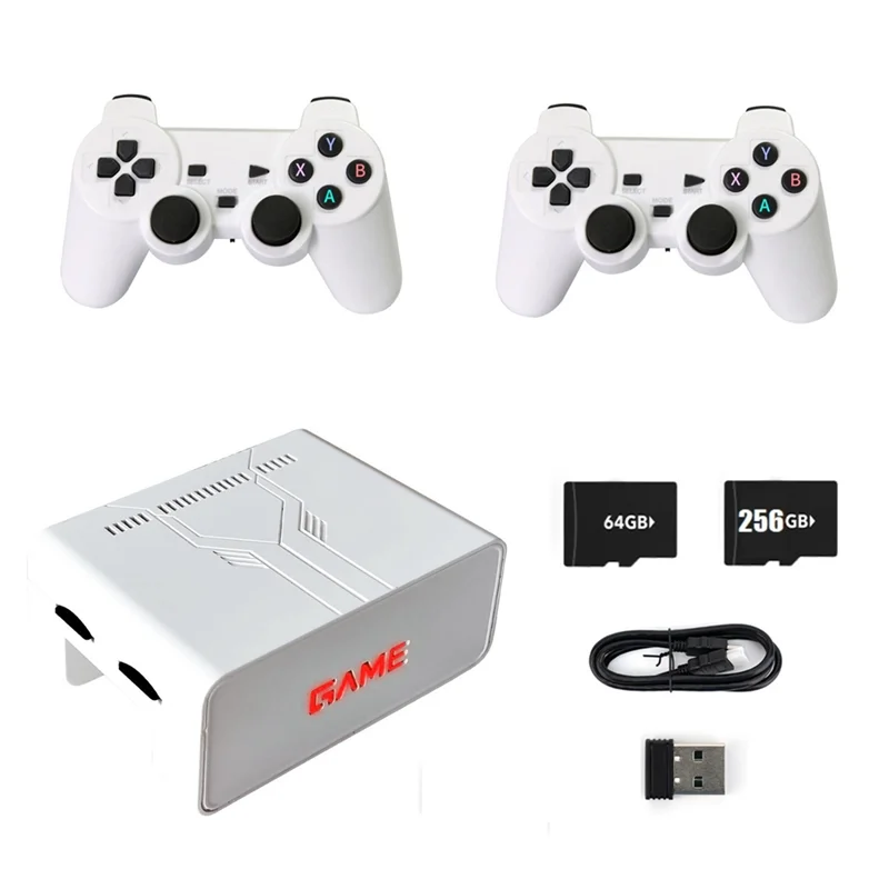 ABGI-Y7 Video Game Console 64G+256G 12000 Games Retro Handheld Game Console Wireless TV Game Player 36 Emulator For GBA PSP Dura