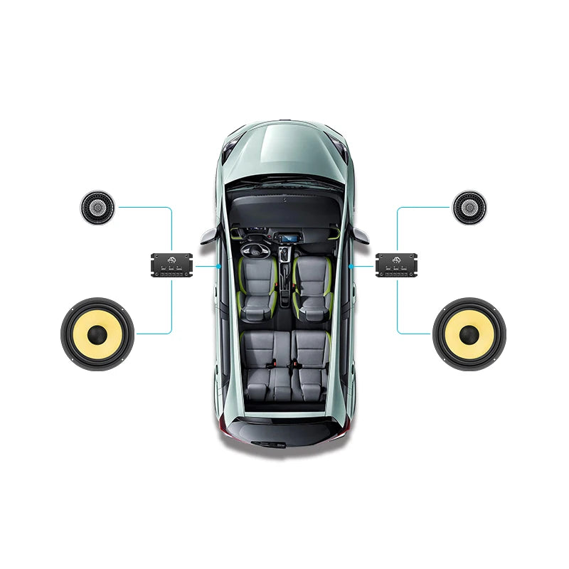 A set of high-quality 6.5-inch car speakers, 160W high-fidelity car stereo, lossless modification of tweeter and woofer.