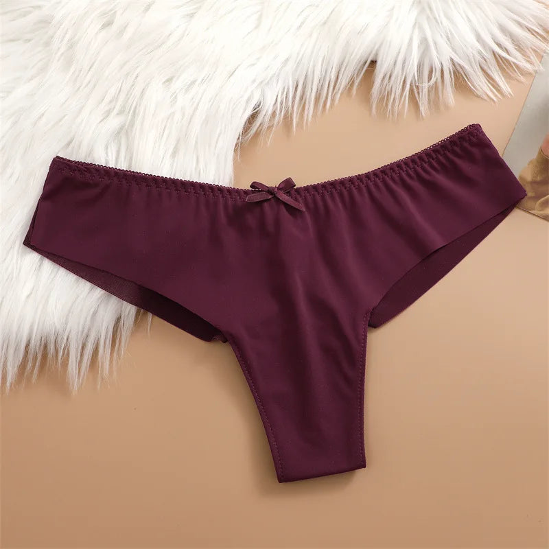 Soft Seamless Panties Women's Summer Comfortable Briefs Sexy Back Mesh Underwear Female XS-XL Underpants Stretchy Panties