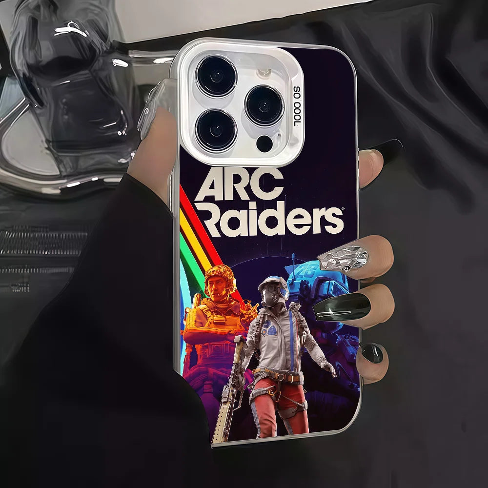 Game A-Arc Raiders phone case For iPhone 12 11 13 14 15 16 17 Max Pro Plus Mini Protective IMD Color Cover