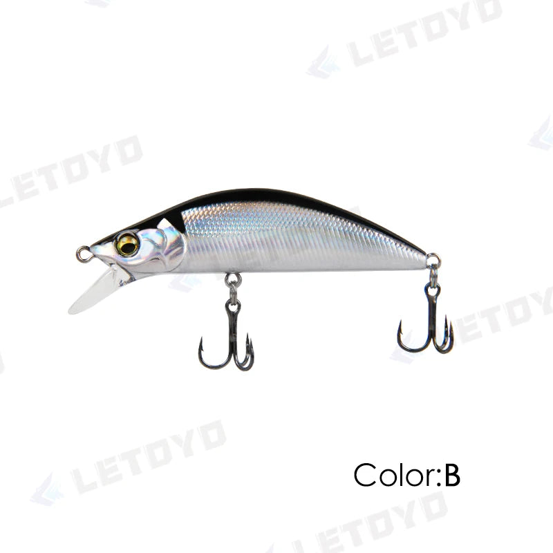 LETOYO 5g 50mm 8g 60mm 1.5-2.5m Depth Sinking Minnow Fishing Lure Artificiali Hard Baits Crankbait Wobblers Trout Bass Lure