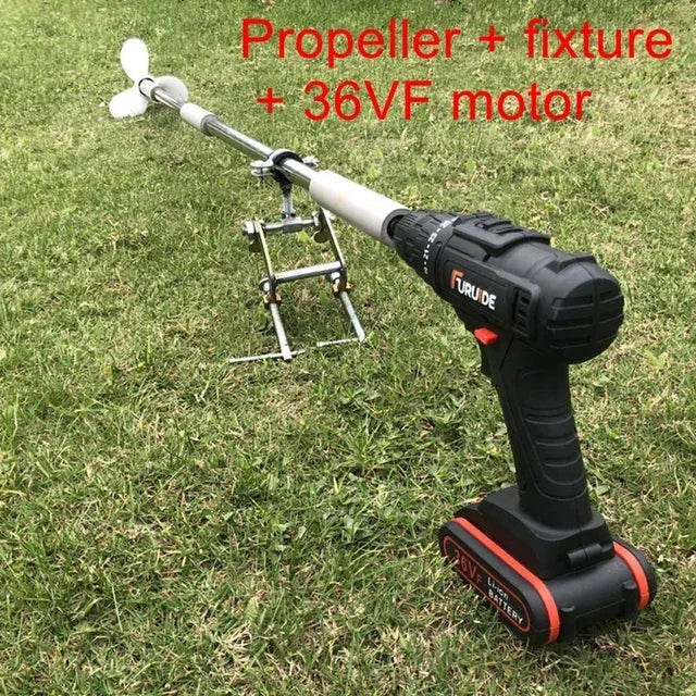 1.2M Propeller outboard motor electric paddling inflatable boat motor handheld propeller kayak inflatable boat paddle machine