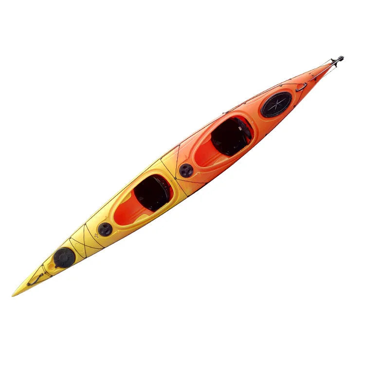 Single Double Triple Kayak Plastic Paddle Boat Canoe Ocean Boat Fishing Recreational Boat Club