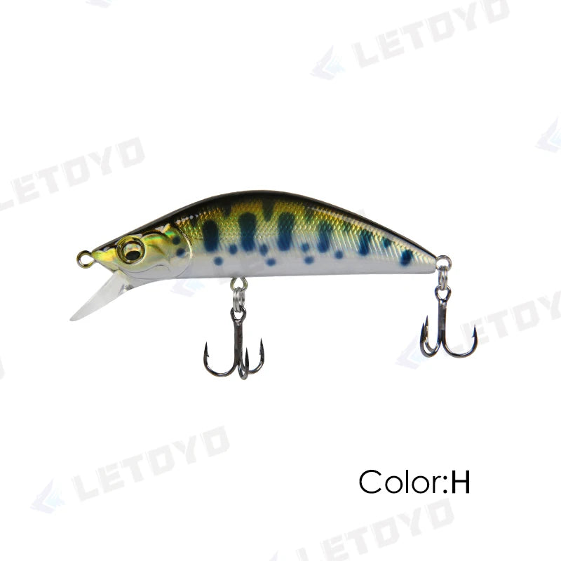 LETOYO 5g 50mm 8g 60mm 1.5-2.5m Depth Sinking Minnow Fishing Lure Artificiali Hard Baits Crankbait Wobblers Trout Bass Lure