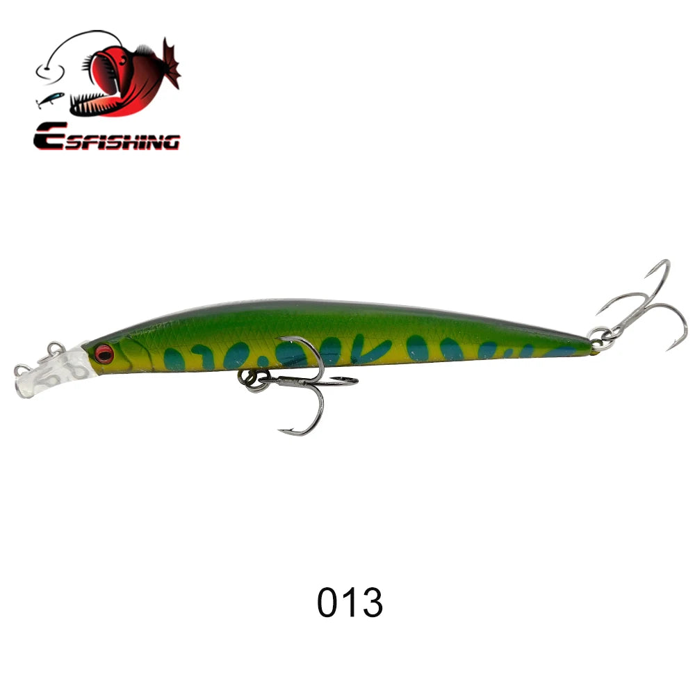 ESFISHING Fishing Lures Floating Minnow Sharp Shovel 120mm10g Dive 0.2-07m Leurre Soupl Baits Two Depth for Choosing Top Water