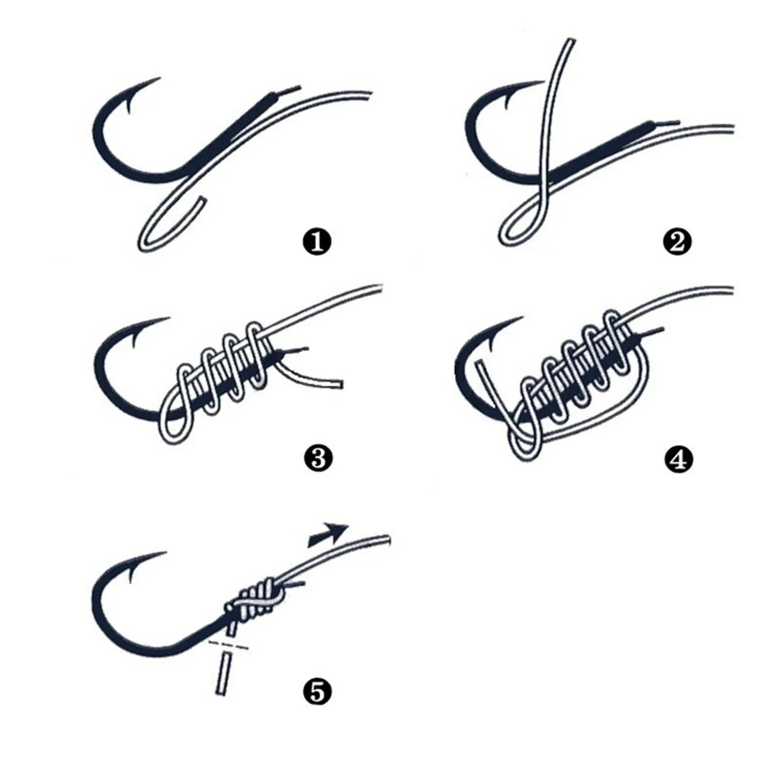 100pcs Fishing Hook Stainless Steel Carbon Fishing Hook With Loop Sharp Barbed Boxed Fishing Hook Set Sea Fishing Accessories