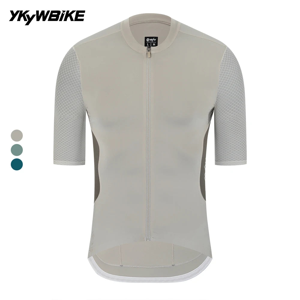 YKYWBIKE 2025 Men's Cycling Jersey Velocity X-Cool Race Pro Summer Breathable Short Sleeve Bike Shirt Honeycomb Bicycle Clothing
