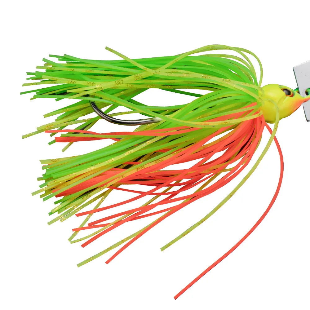 Fishing Lure Buzzbait 7g 9g Metal Bait Spinner Bait Weedless Wobbler for Bass Pike Walleye Fish