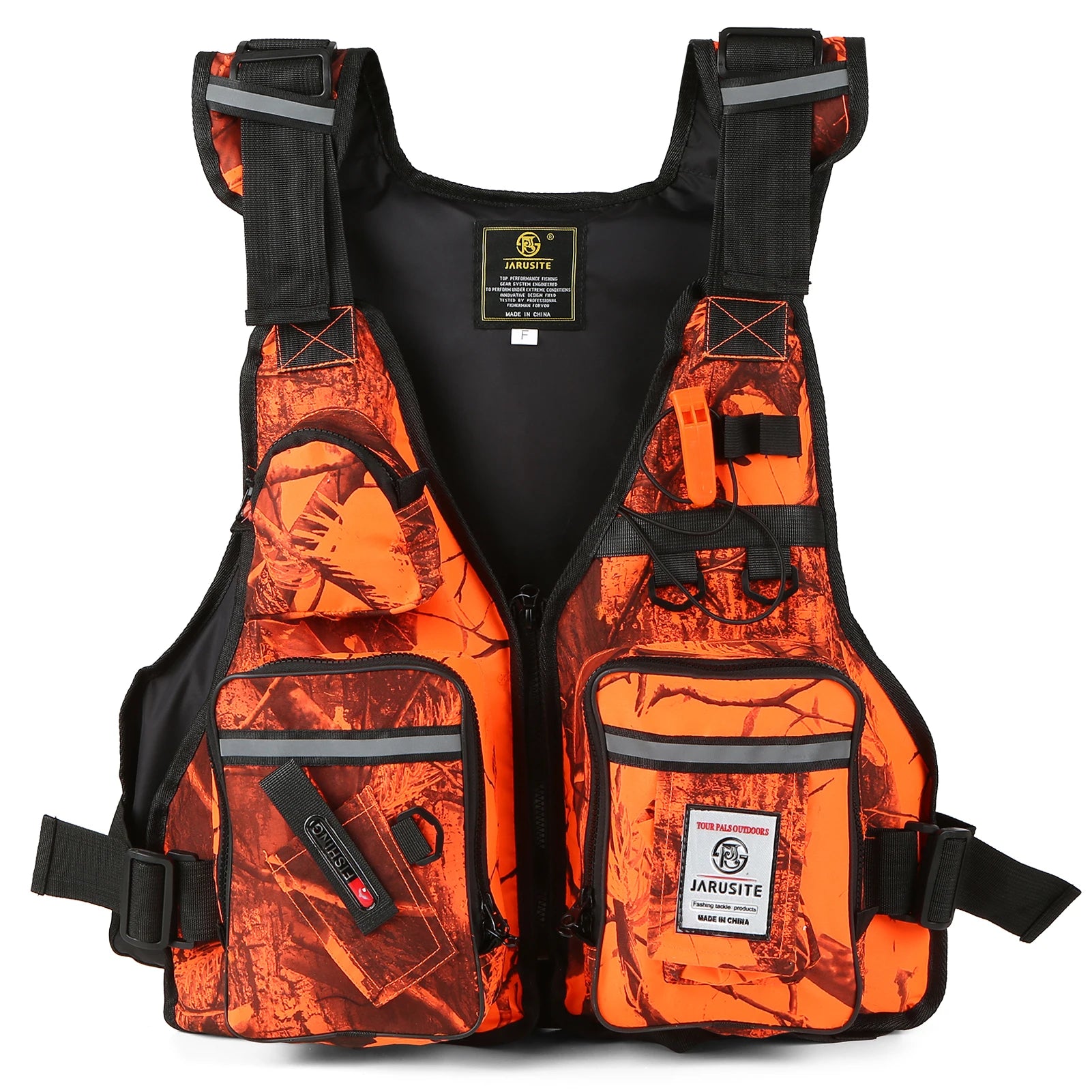 Men Professional Life Jacket Buoyancy Suit Portable Fishing Vests Multi-Pockets Waterproof Sea Fishing Adjustable Vest 2023 New
