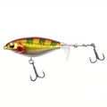 1Pcs Topwater Top Water Fishing Lure 6g/10g Trolling Catfish Artificial Hard Bait with Soft Rotating Tail Fishing Tackle