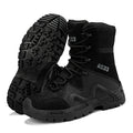 Men High-top Hiking Shoes Outdoor Shoes Non-Slip Casual Trekking Boots Hiking Boot Lace Up Hunting Tactical Trekking Sneakers