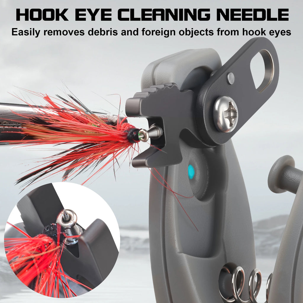 Fishing Line Cutters with Retractable Tether and Stainless Steel Blades Cut Braid Mono and Fluoro Lines Clean and Smooth