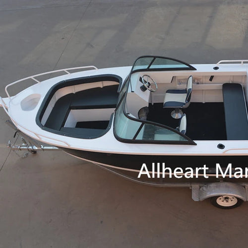 Aluminum Fishing Boat 5.2m/17FT Bowrider Boat with Outboard Engine