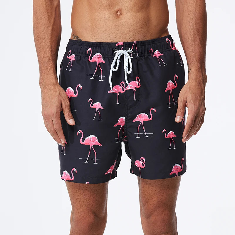 DATIFER 2026 Summer Men's Sports Short Beachwear Shorts Para Hombre Surfing Swimming Trunks Bathing Fitness Swimsuits