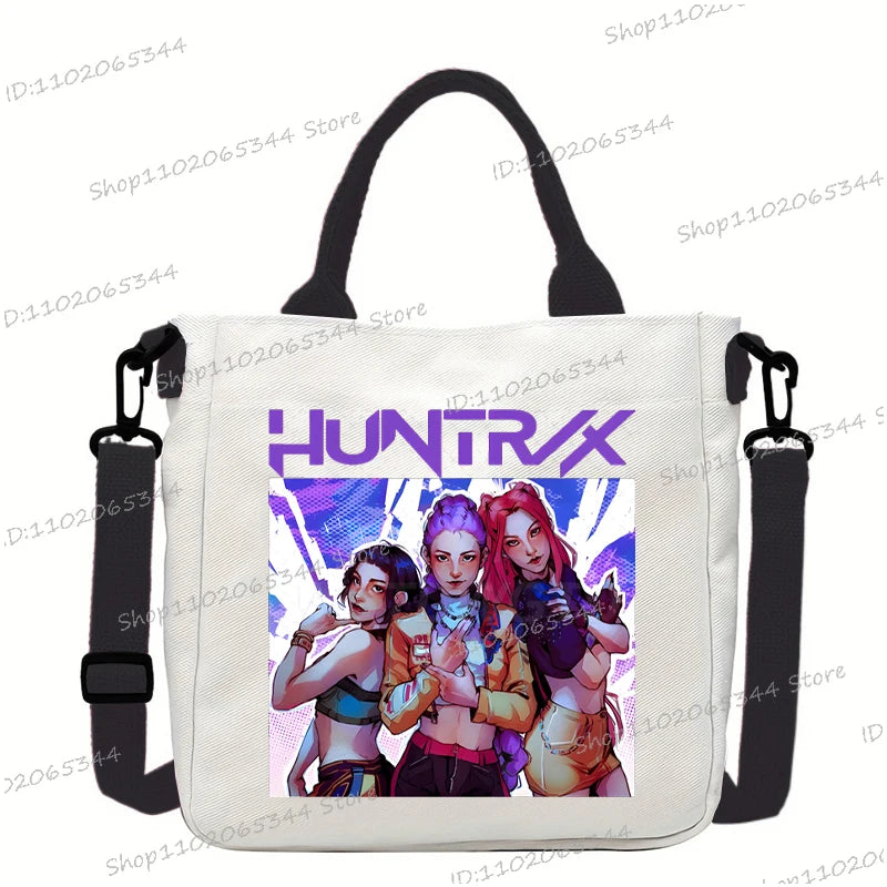 Fashion Woman Men Anime Cartoon Small Shoulder Bags Rumi Tiger Print Handbags Korean Ulzzang Student Crossbody Bag Gifts