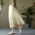 New In Female Skirts Midi Patchwork Women's Skirt Modest Aesthetic Chic and Elegant Premium Stylish Streetwear Summer 2025 Cheap