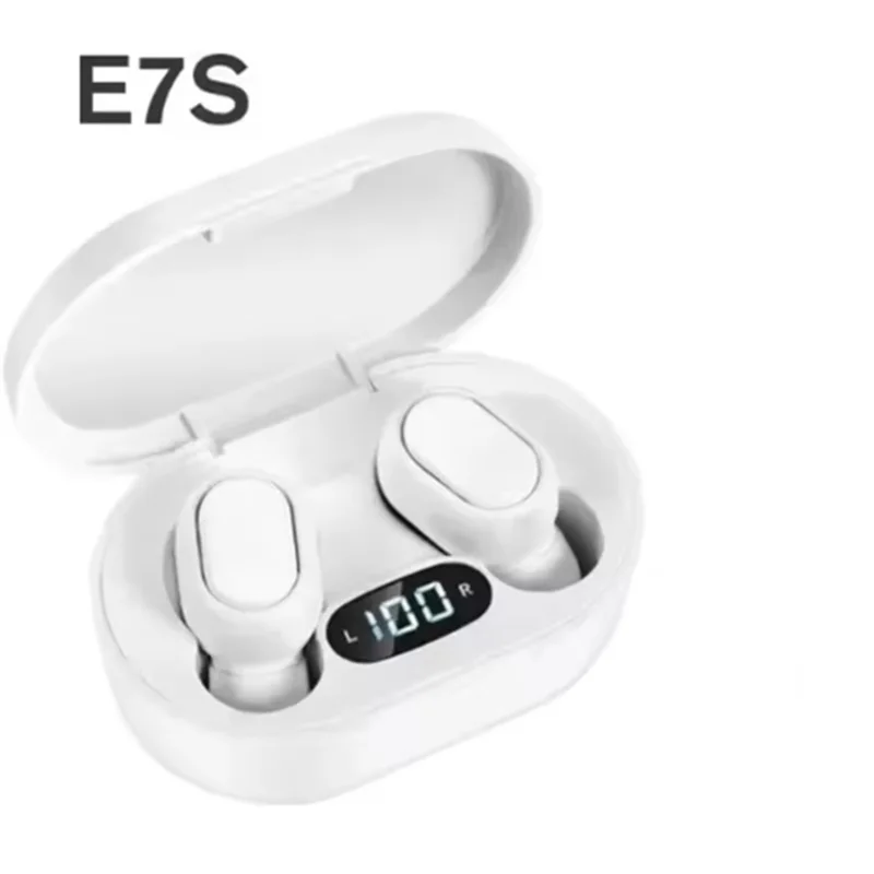 Original E7S Wireless Bluetooth Headset with Mic LED Display Earbuds for iPhone Xiaomi TWS Earphone Bluetooth Headphones earbuds