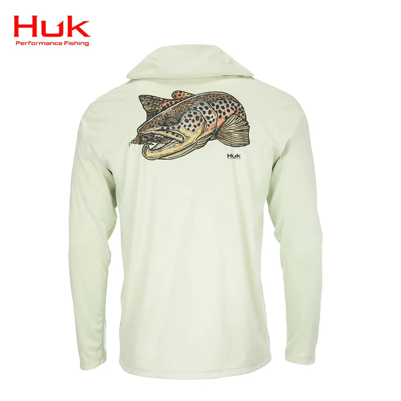 2023  Summer men's fishing clothes hooded shirt, comfortable, breathable protective ability, fishing hoodie roupa de PESCA