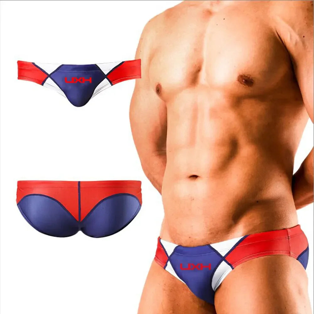 Mens Swim Briefs Low Waist Bathing Suit Swimwear Sexy Surfing Swimsuits Bikini Beach Summer Swimming Trunk maillot de bain homme