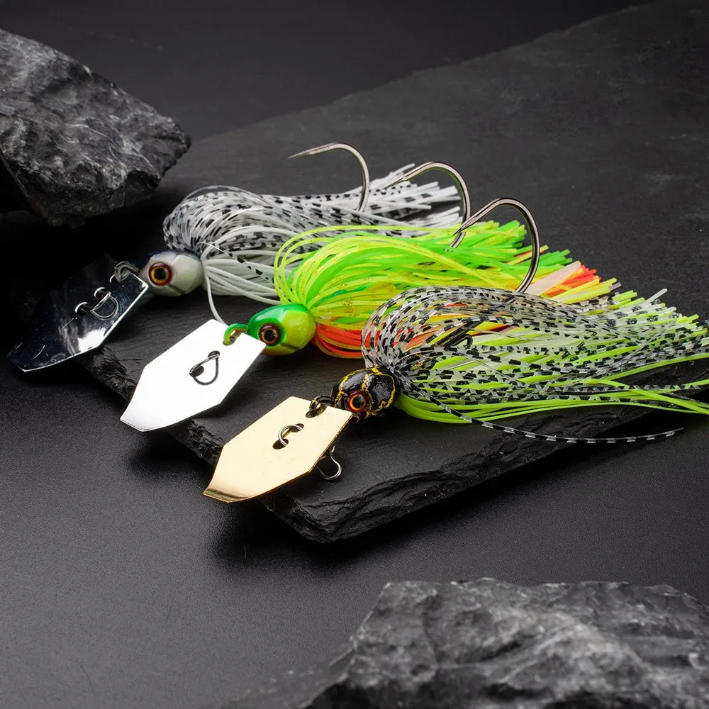 Fishing Lure Chatter Bait Spinner Bait 7G/9G/11G/14G/21G Spinner Bait Jig DancerBlade Jig Dancer Buzzbait wobbler chatterbait