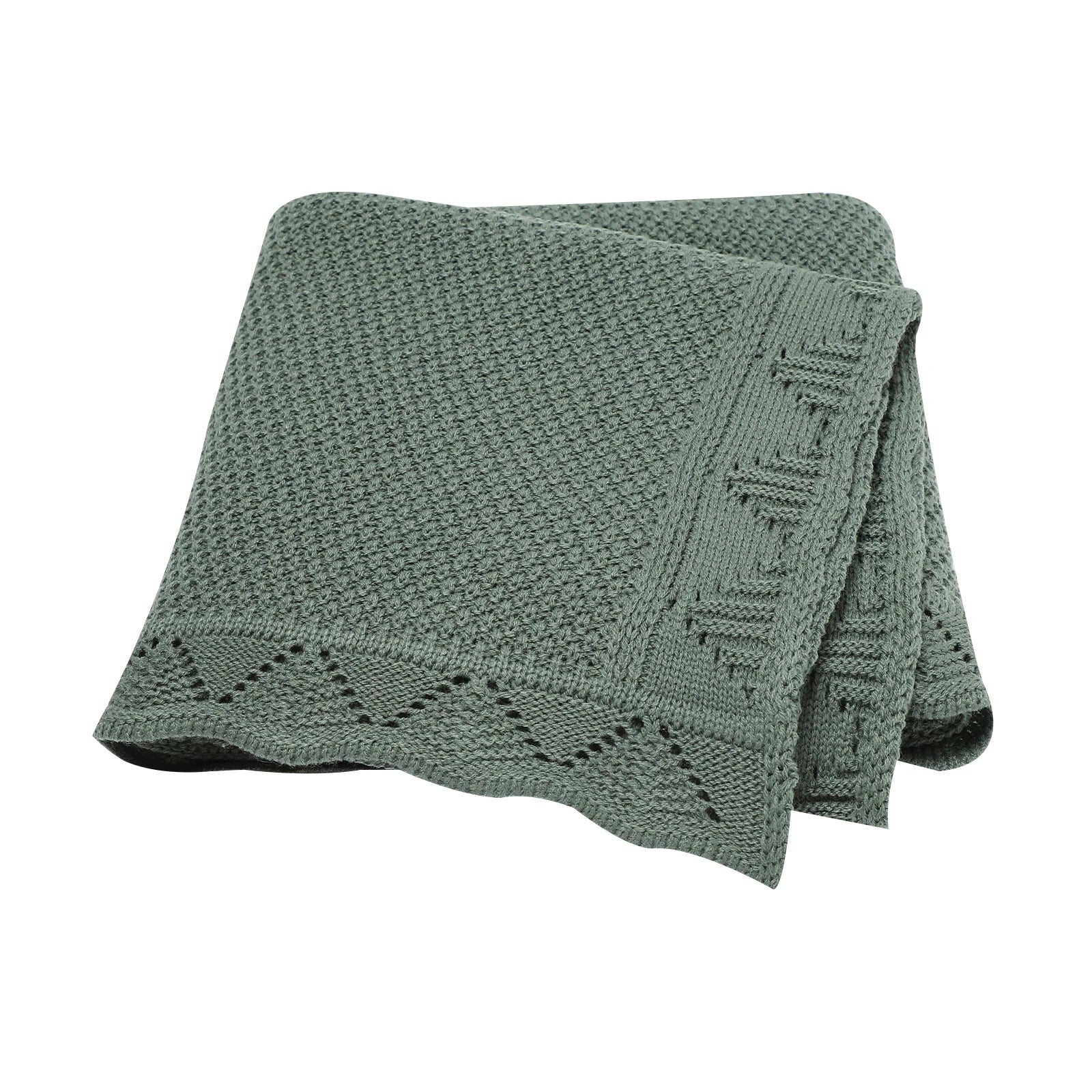 Baby Blankets Knitted Infant Boy Bedding Girl Quilt 100*80CM Plaid Newborn Stroller Swaddling Wrap Fashion Hollow Out Super Soft