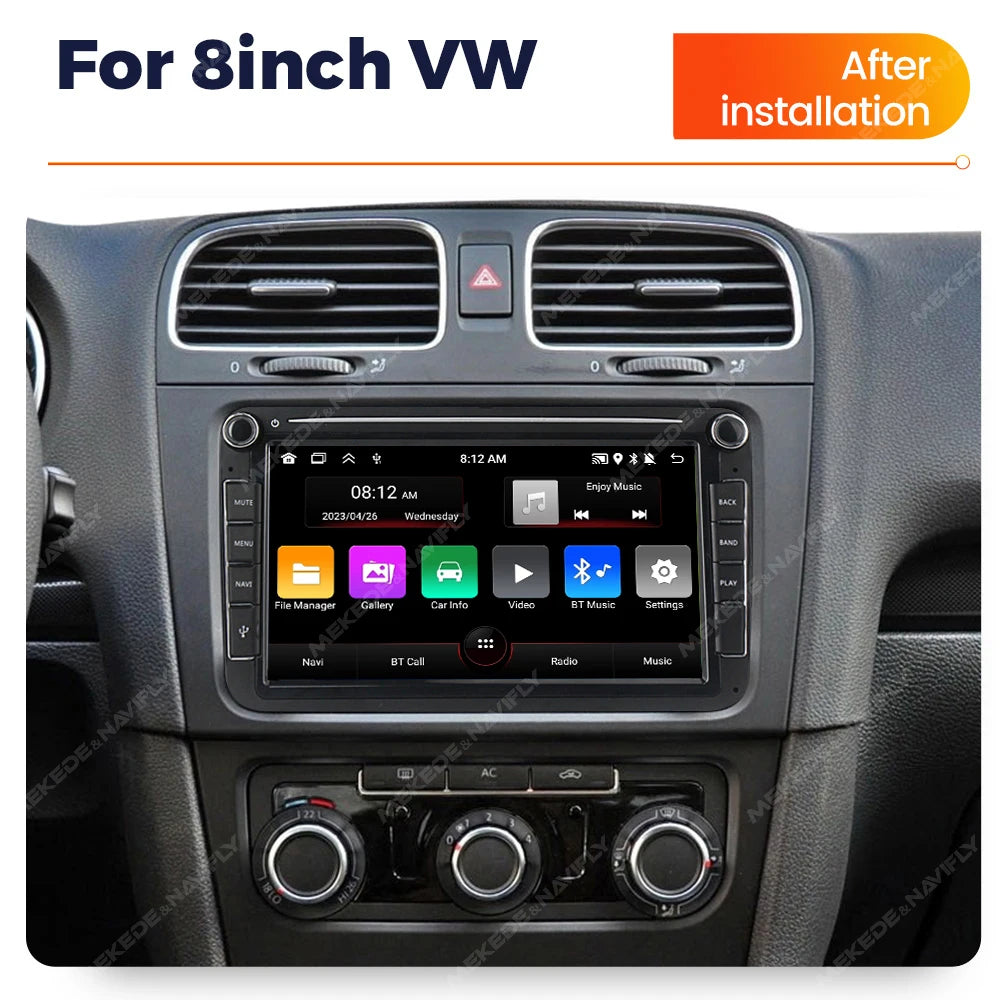 Android car radio GPS carplay stereo multimedia player suitable for General Motors VW AMAROK PASSAT B7 B6 GOLF 6 car accessories