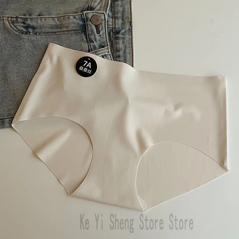 4PCS  Underwear, women's mid-waist, seamless fitness, yoga, sports, women's triangle pants, comfortable and sexy