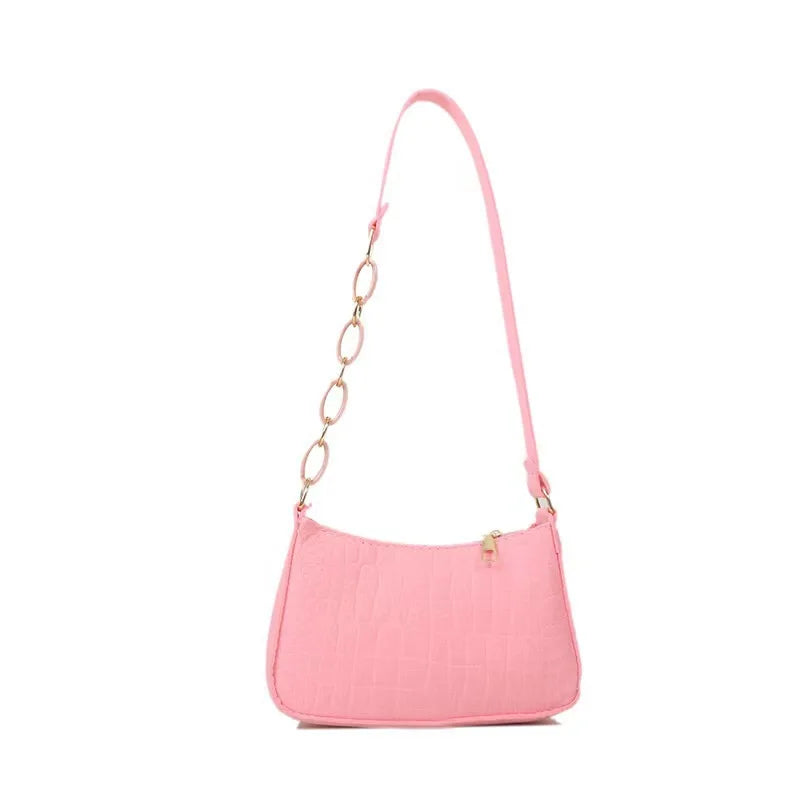 New Popular Retro Gentle Temperament Small Square Bag Autumn Shoulder Handheld Fashion Casual Yankee Underarm Shoulder Bag