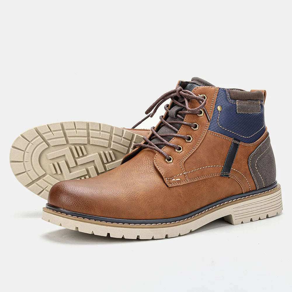 Men's Boots Retro Brushed Ankle Boots Men's Shoes Large Autumn and Winter Men's Boots Walking Shoes Women 2023 Shoes for Men