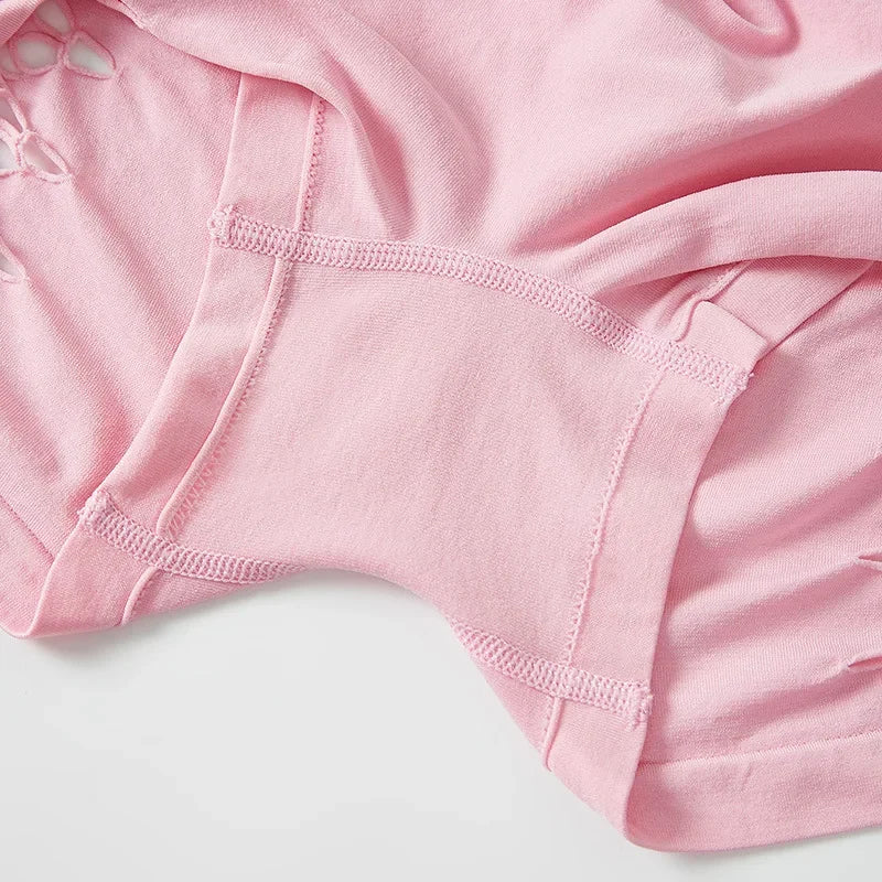 Beautiful women's underwear, low waist compression safety pants, square corner pants, geometric hollow lifting buttocks