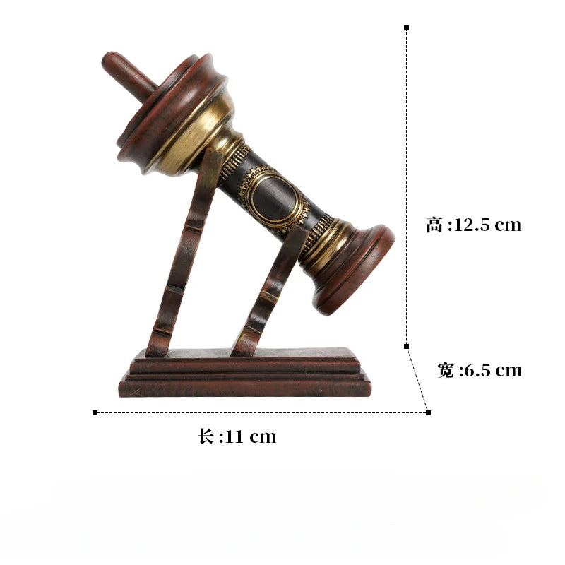 European Retro Desktop Ornaments American Home Furnishings Study Rooms Antique Shelves Bedrooms Living Rooms Decorative Crafts