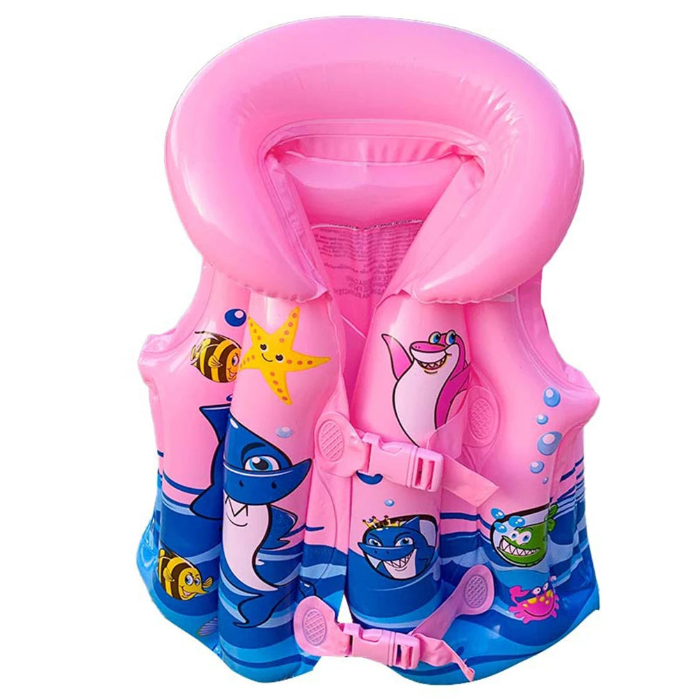 PVC Buoyancy Survival Suit Portable Inflatable Boating Life Vest Wear-resistant Safe Adjustable Webbing for Swimming Sea Fishing